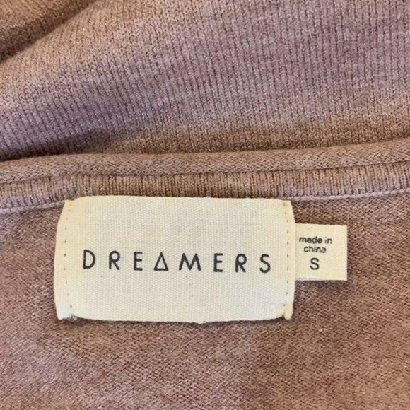 Dreamers Blush Pink Scoop Neck Round Hem Sweater - Picture 7 of 9